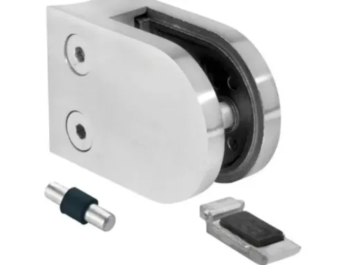 Curved Base&Flat Base Glass Clip with Baffle