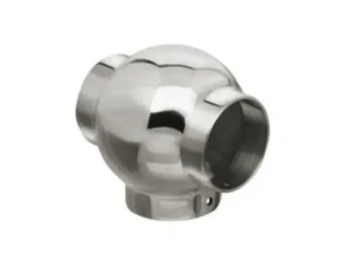 Polished Stainless Steel Tee Ball Elbow for 1.5/2-Inch OD Tubing